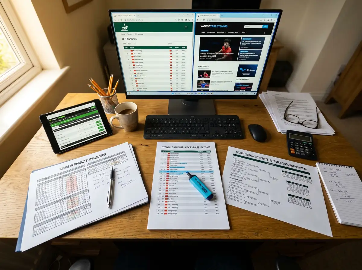Integration von ITTF-Weltrangliste mit H2H-Daten und Formguide für Tischtennis Kombiwetten-Analyse